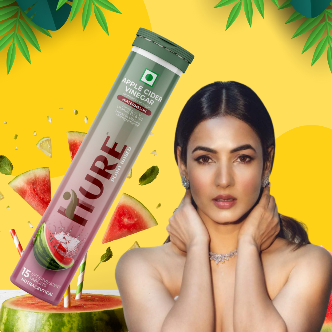 HURE Apple Cider Vinegar 15 Effervescent Tablets (Watermelon)