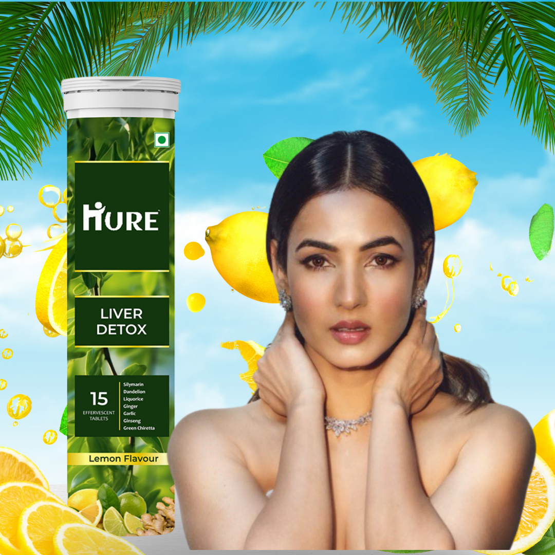 HURE Liver Detox 15 Effervescent Tablets | All in One Pack