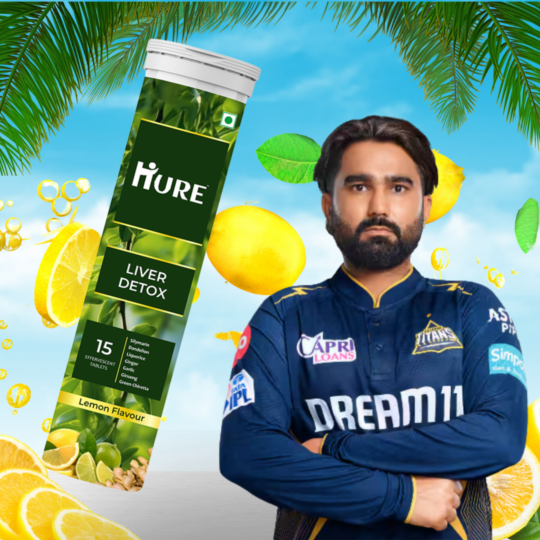 HURE Liver Detox 15 Effervescent Tablets | All in One Pack