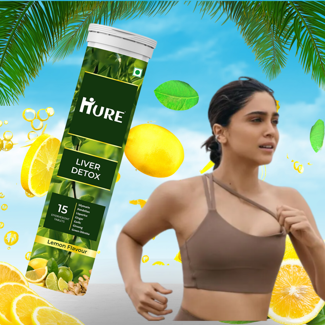 HURE Liver Detox 15 Effervescent Tablets | All in One Pack