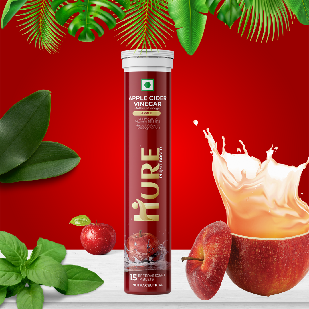 HURE ACV Moringa 180 Effervescent Tablets - 4 Month Pack