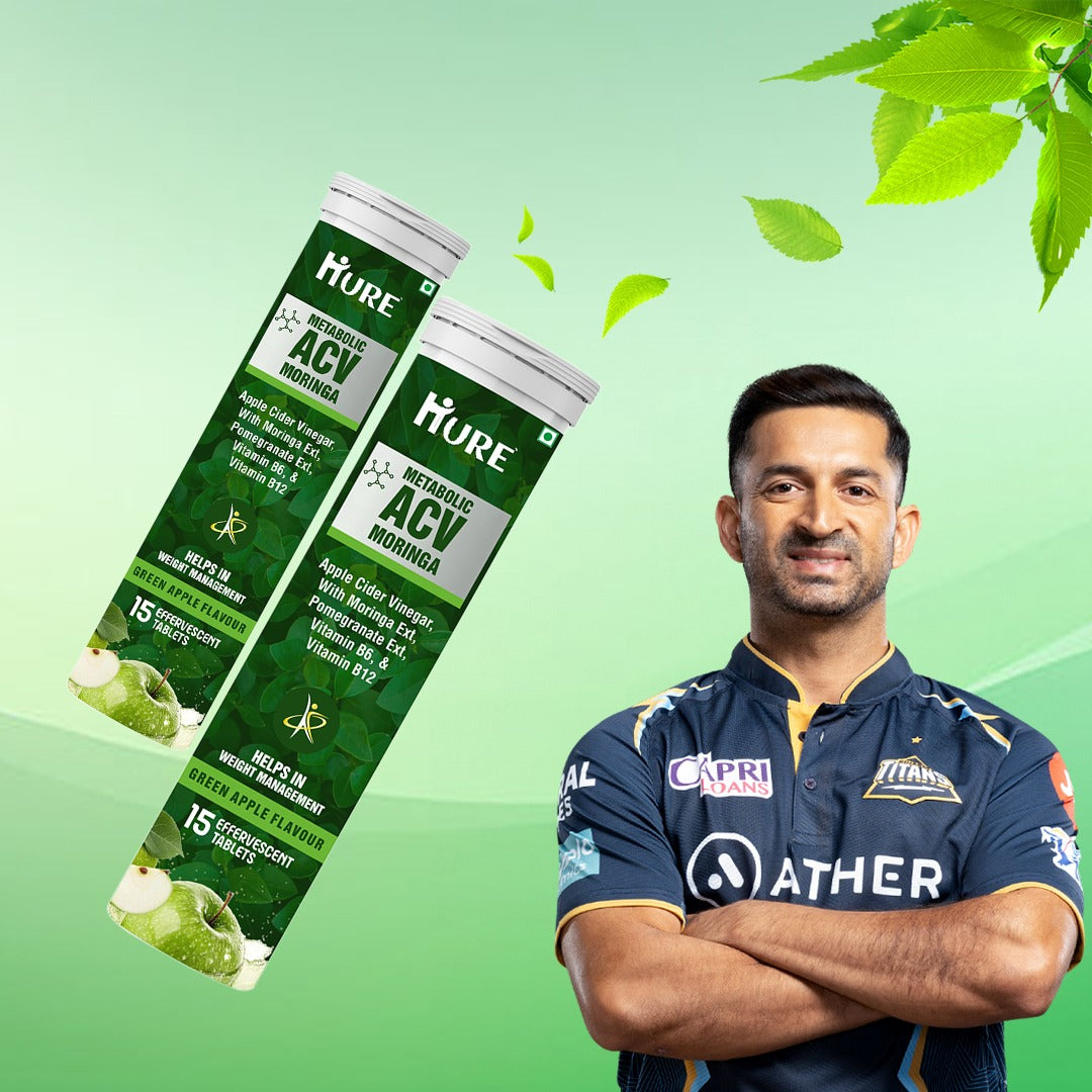 HURE ACV Moringa 180 Effervescent Tablets - 4 Month Pack