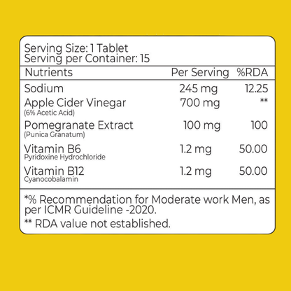 HURE ACV Moringa 15 Effervescent Tablets - Pack of 2
